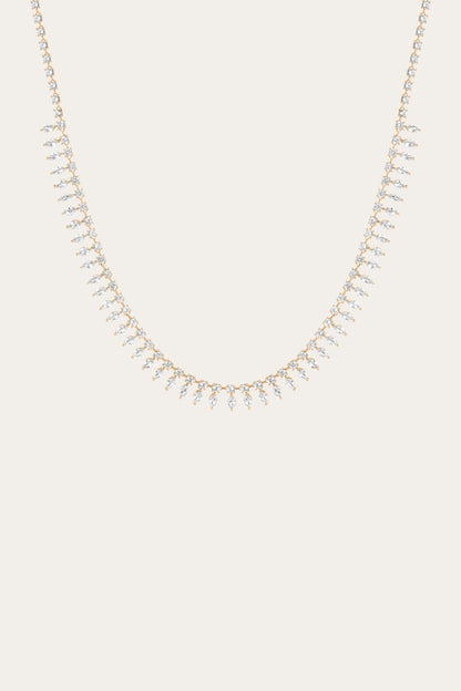 Frye Smart Buy - Women’s Marquise Fringe Necklace | Aurate x The Frye Company