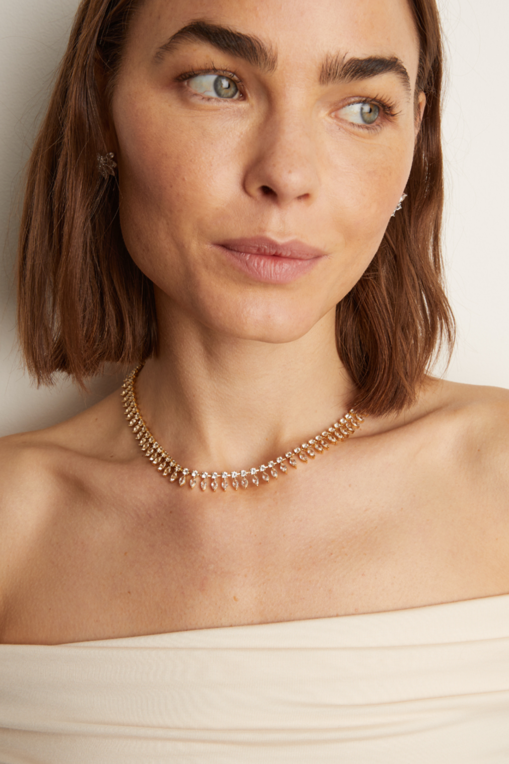 Frye Smart Buy - Women’s Marquise Fringe Necklace | Aurate x The Frye Company