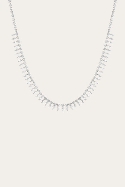 Frye Customer Favorite - Women’s Marquise Fringe Necklace | Aurate x The Frye Company