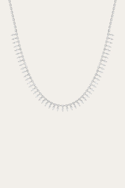 Frye Customer Favorite - Women’s Marquise Fringe Necklace | Aurate x The Frye Company