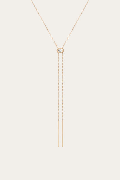 Frye Exclusive - Women’s Lab Grown Diamond Bolo Necklace | Aurate x The Frye Company