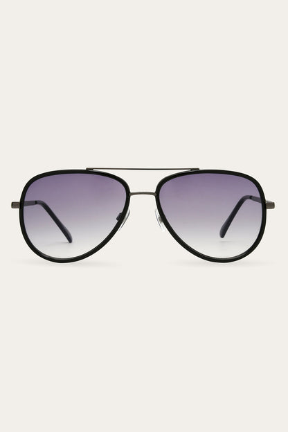 Frye Classic - Reagan Black Sunglasses