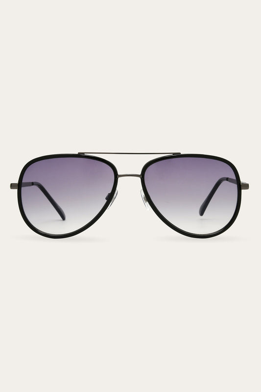 Frye Classic - Reagan Black Sunglasses