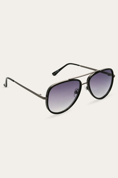 Frye Classic - Reagan Black Sunglasses