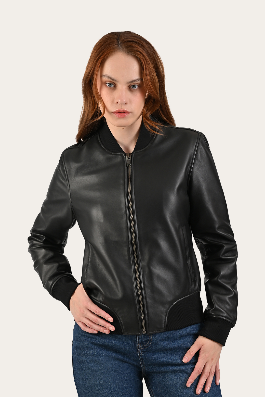 Frye Discount - Black Bolton Bomber Jacket