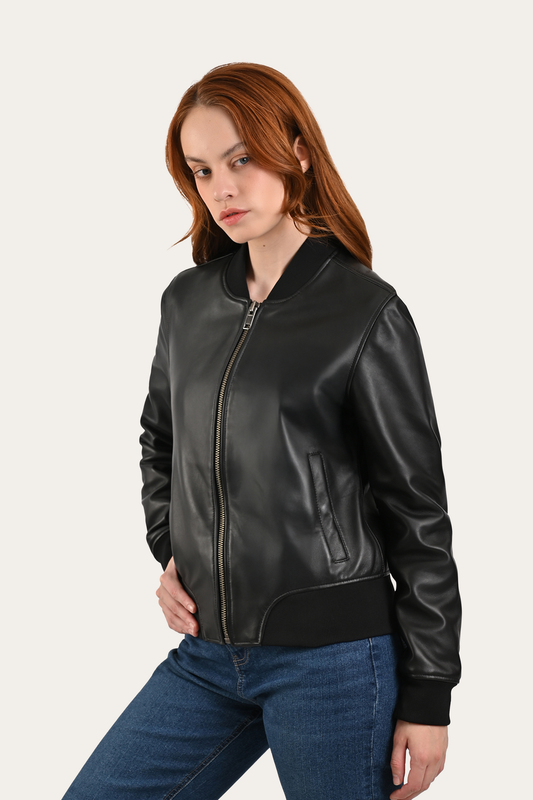 Frye Discount - Black Bolton Bomber Jacket