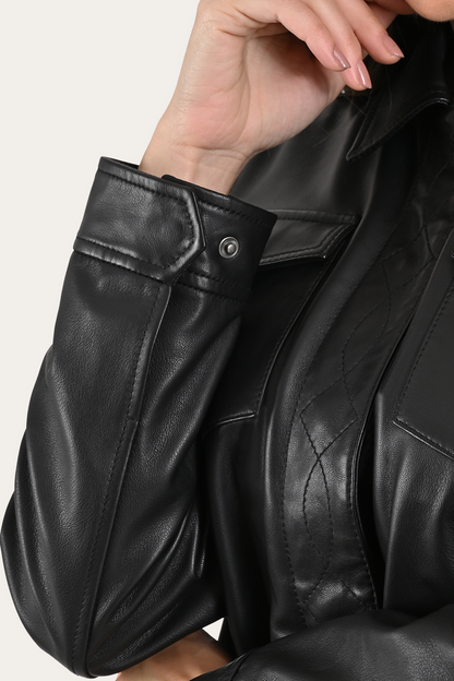 Frye Best Price - Black Bailor Shirt Jacket