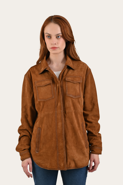 Frye Exclusive - Light Brown Avett Overshirt Jacket