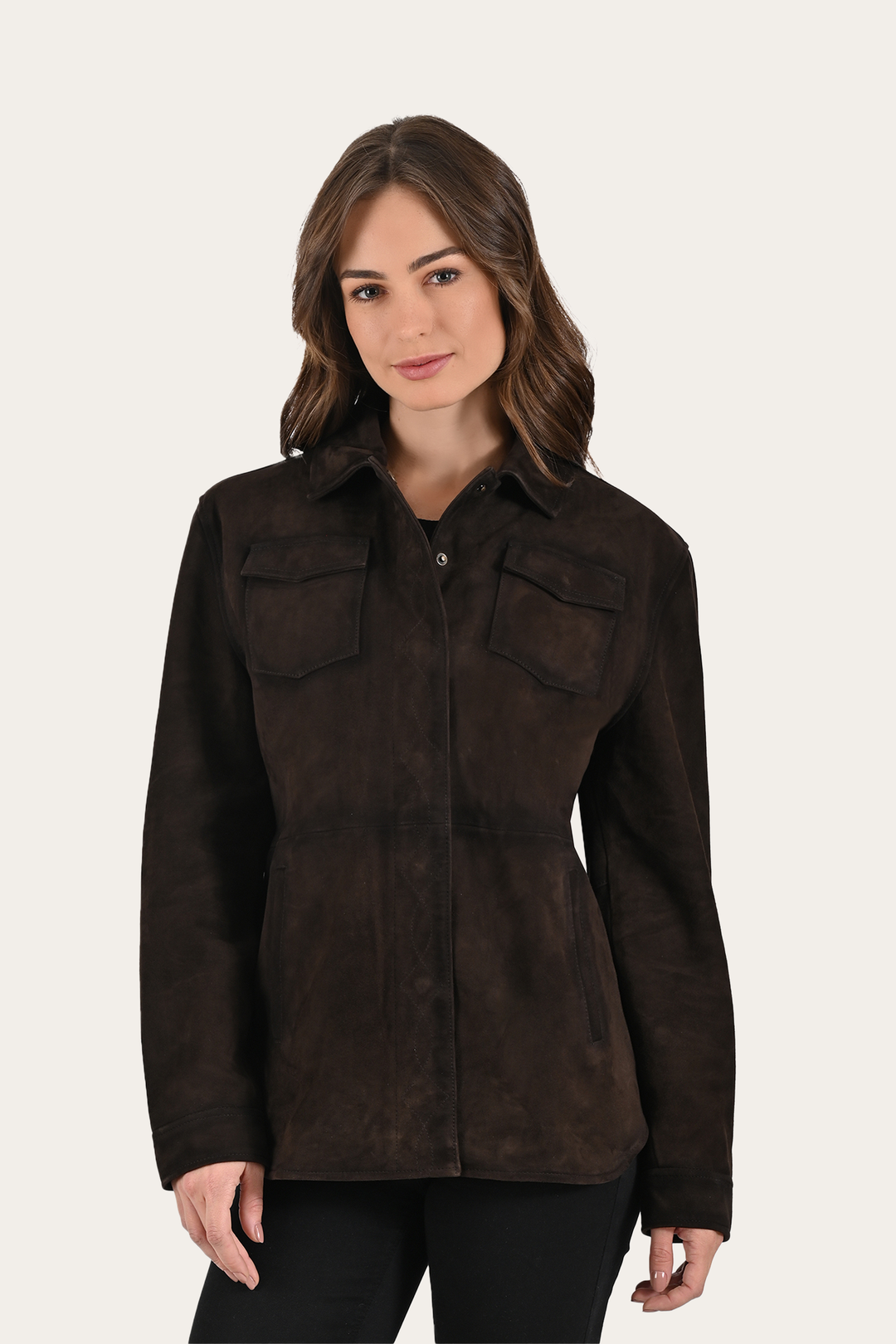 Frye Best Price - Dark Brown Avett Overshirt Jacket