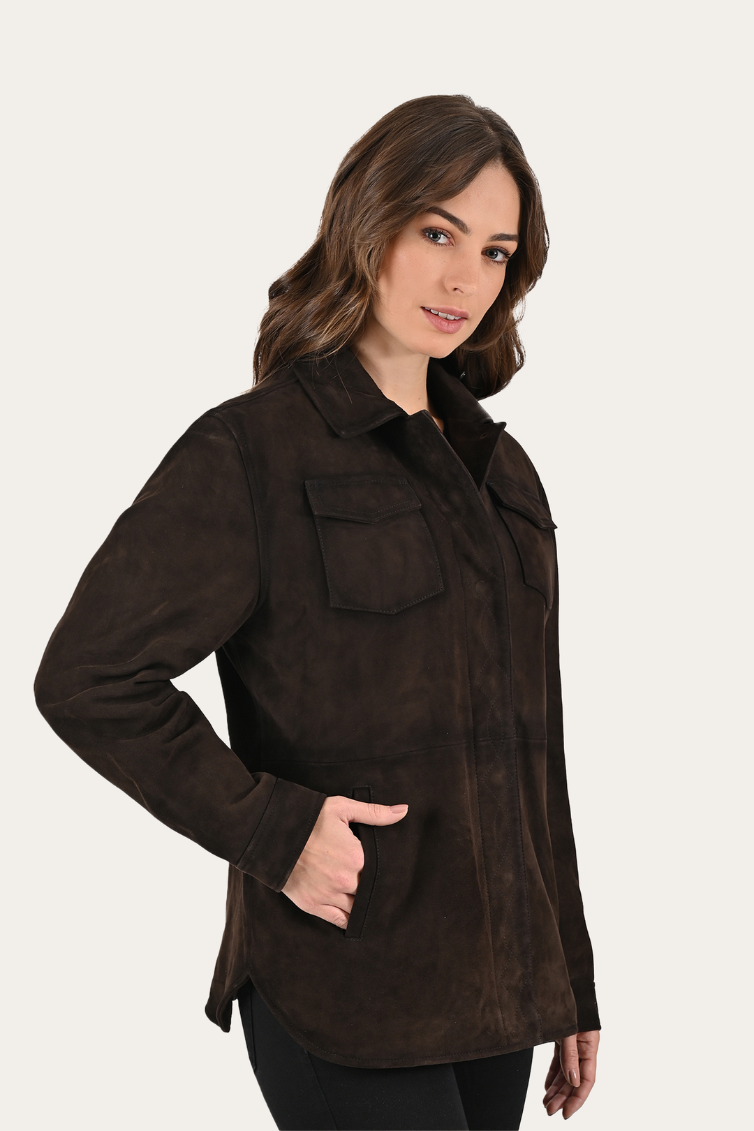 Frye Best Price - Dark Brown Avett Overshirt Jacket