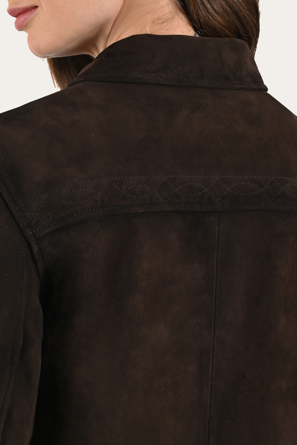 Frye Best Price - Dark Brown Avett Overshirt Jacket