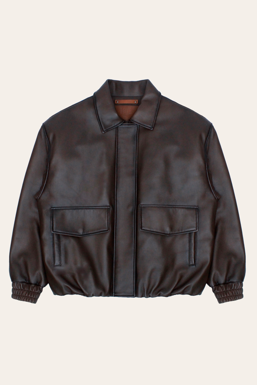 Frye Quality - Tobacco Harper Oversized Bomber