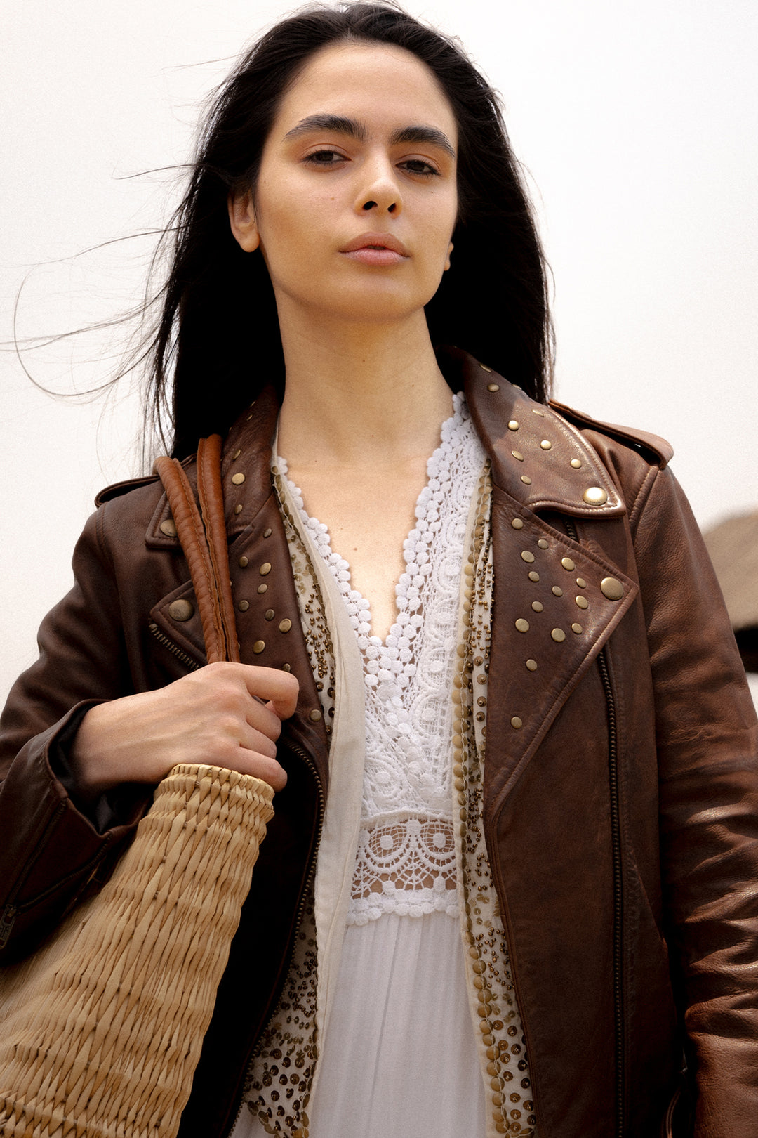 Frye Value - Women’s Tobacco Linc Biker Leather Jacket