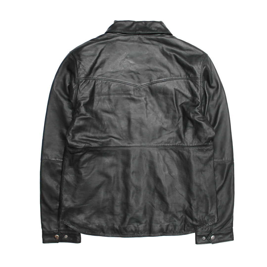Frye Value - Women’s Black Obadiah Leather Shacket
