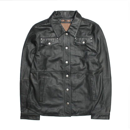 Frye Value - Women’s Black Obadiah Leather Shacket