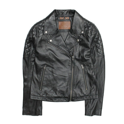 Frye Value - Women’s Black Oklahoma Biker Leather Jacket
