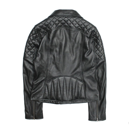 Frye Value - Women’s Black Oklahoma Biker Leather Jacket