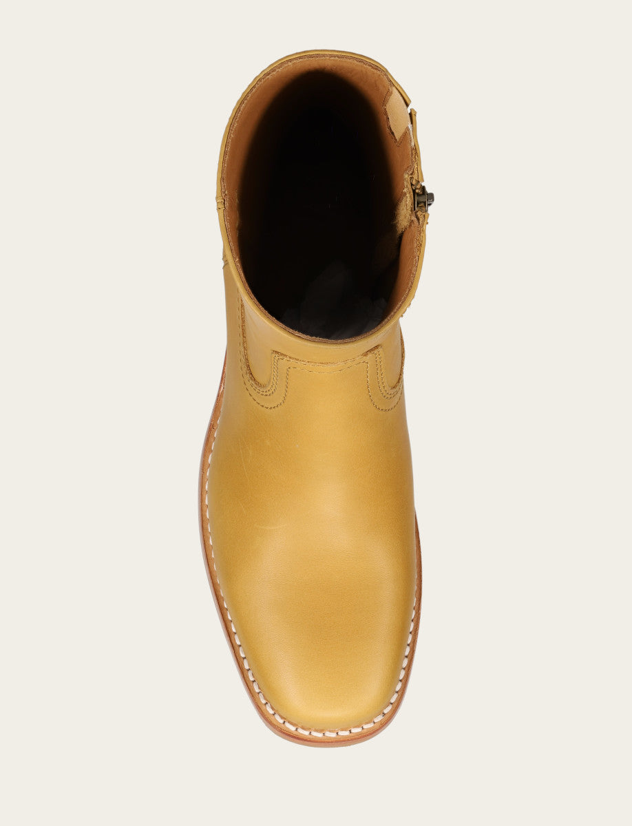 Frye Premium - Men's Banana Campus Inside Zip Boot