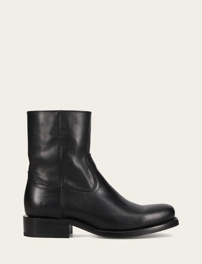 Frye Discount - Men's Black Campus Inside Zip Boot