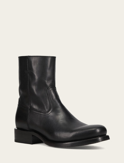 Frye Discount - Men's Black Campus Inside Zip Boot
