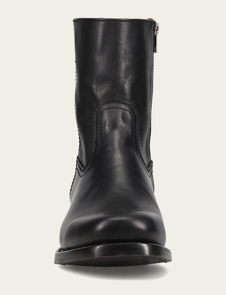 Frye Discount - Men's Black Campus Inside Zip Boot