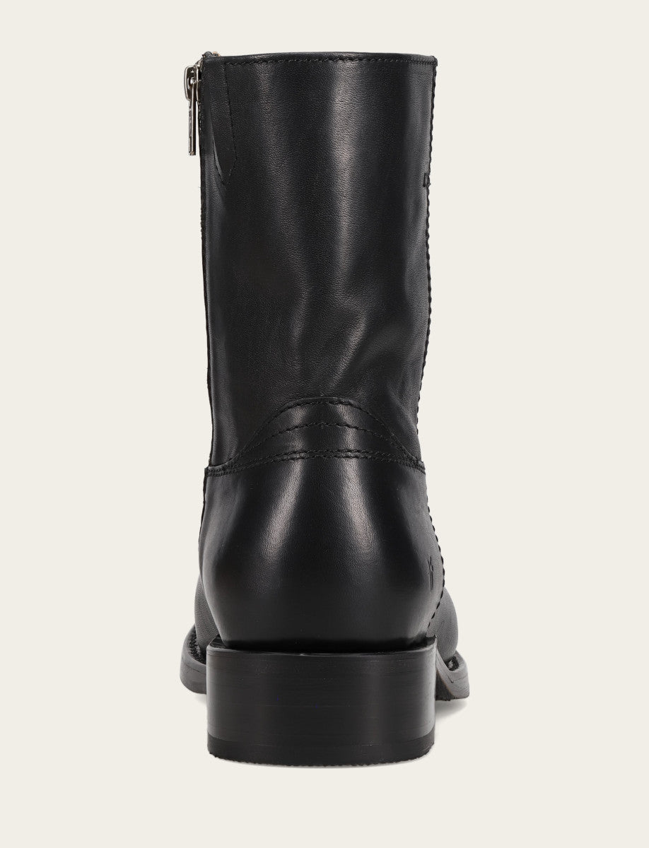 Frye Discount - Men's Black Campus Inside Zip Boot