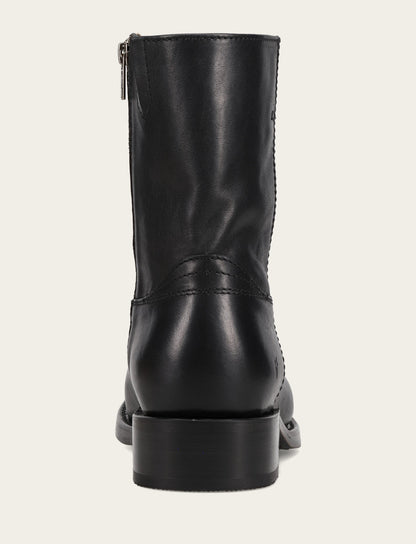 Frye Discount - Men's Black Campus Inside Zip Boot