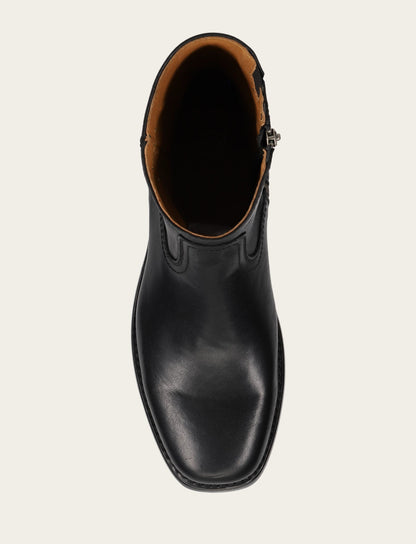Frye Discount - Men's Black Campus Inside Zip Boot