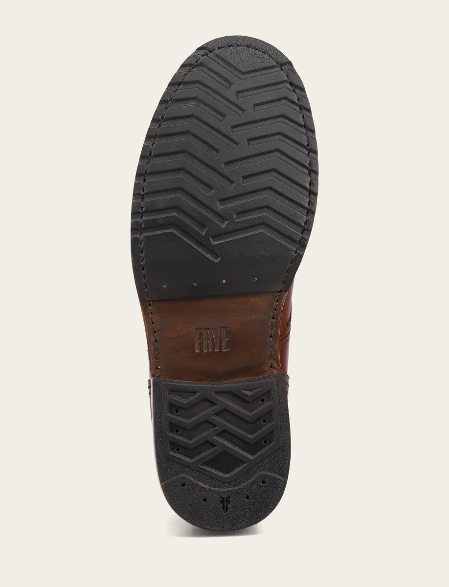 Frye Special Offer - Men's Whiskey Hudson Workboot Plain Toe Boot