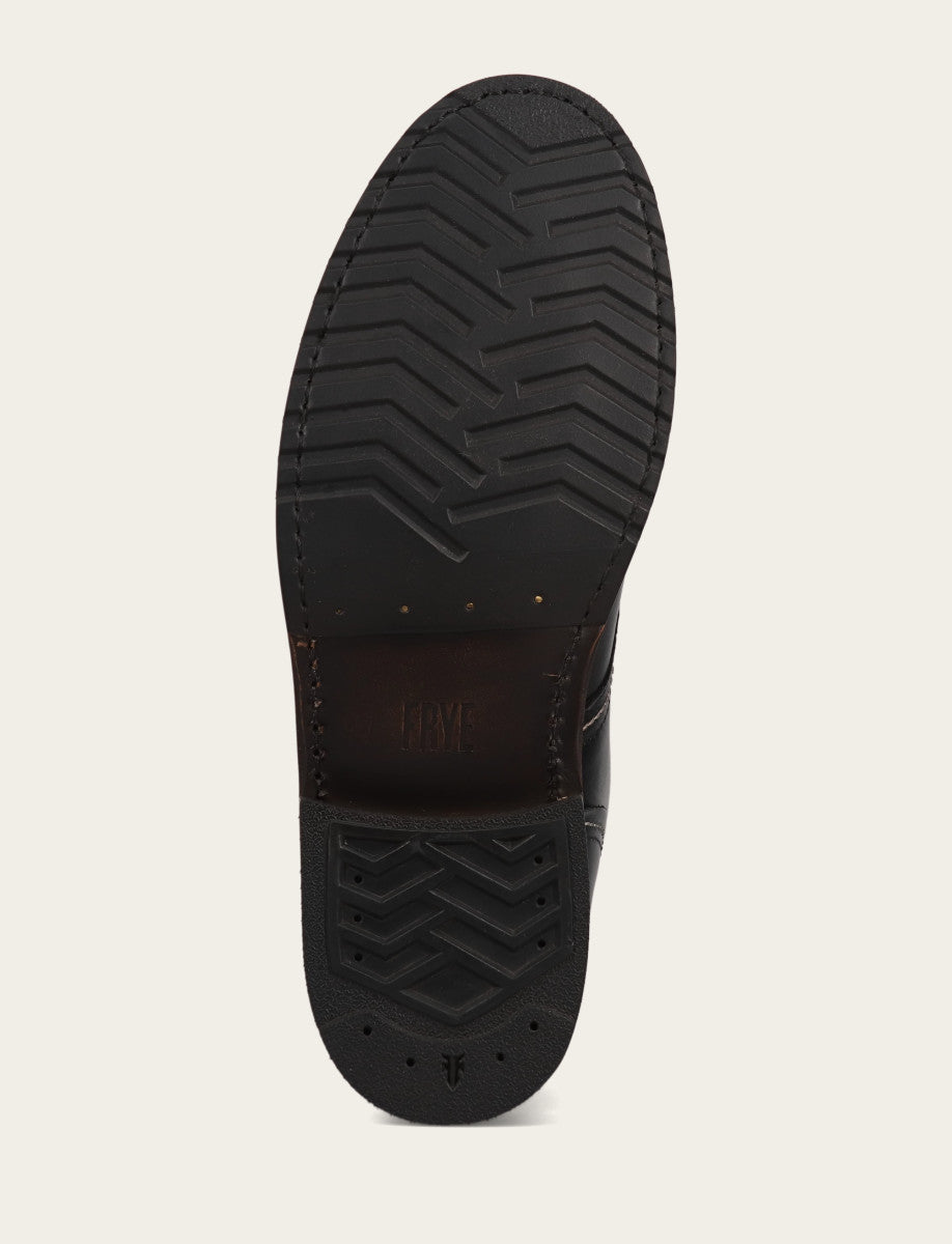 Frye Signature - Men's Black Hudson Workboot Plain Toe