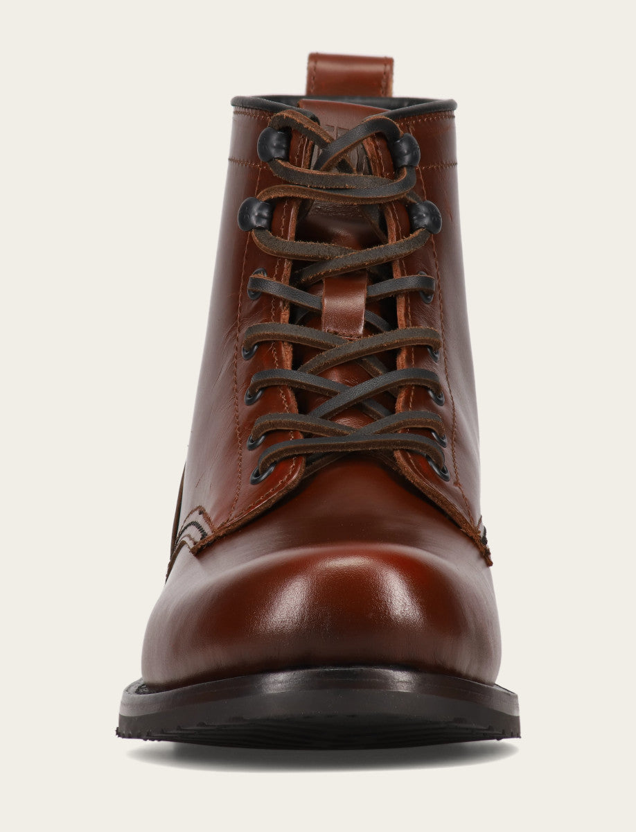 Frye Hot Sale - Men's Mahogany Hudson Workboot Plain Toe
