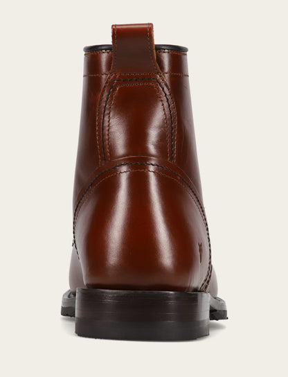 Frye Hot Sale - Men's Mahogany Hudson Workboot Plain Toe