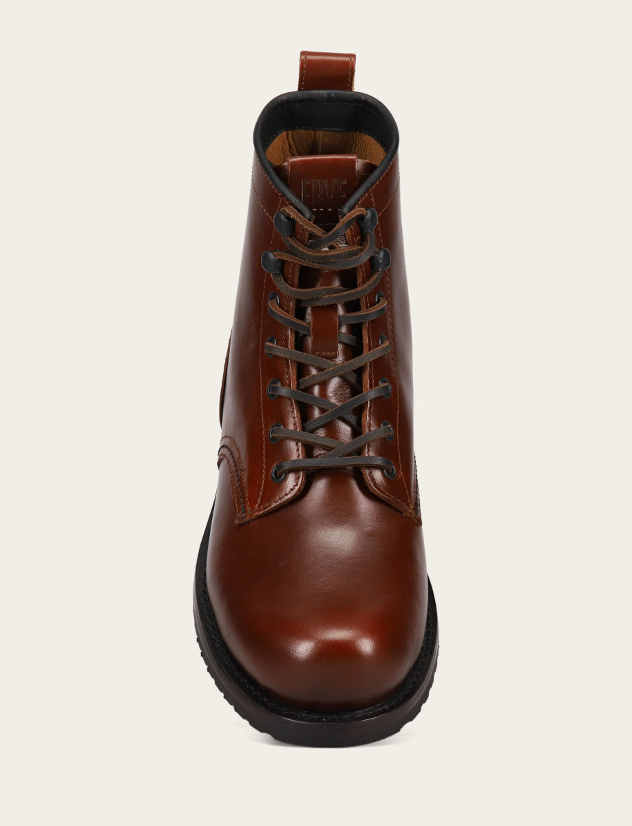 Frye Hot Sale - Men's Mahogany Hudson Workboot Plain Toe