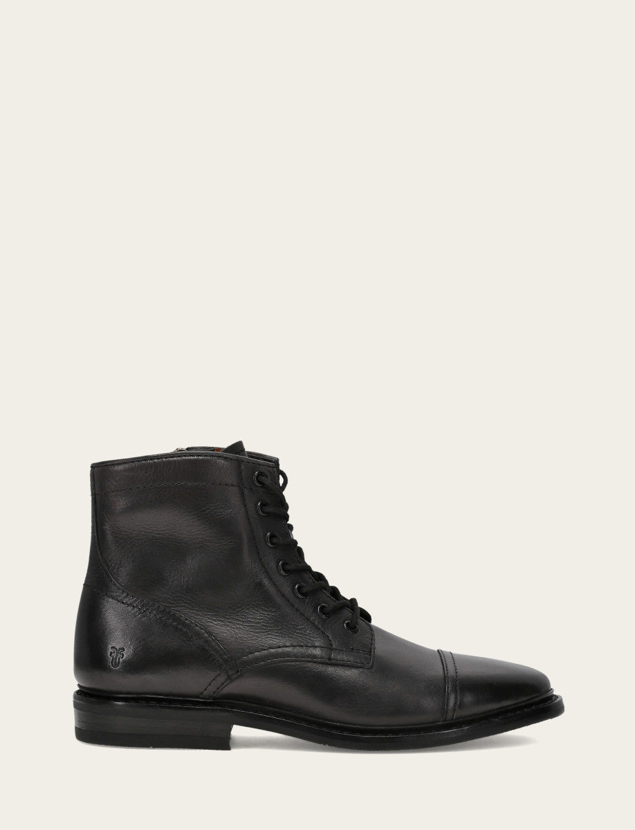 Frye Hot Sale - Men's Black Paul Mid Lace Boot