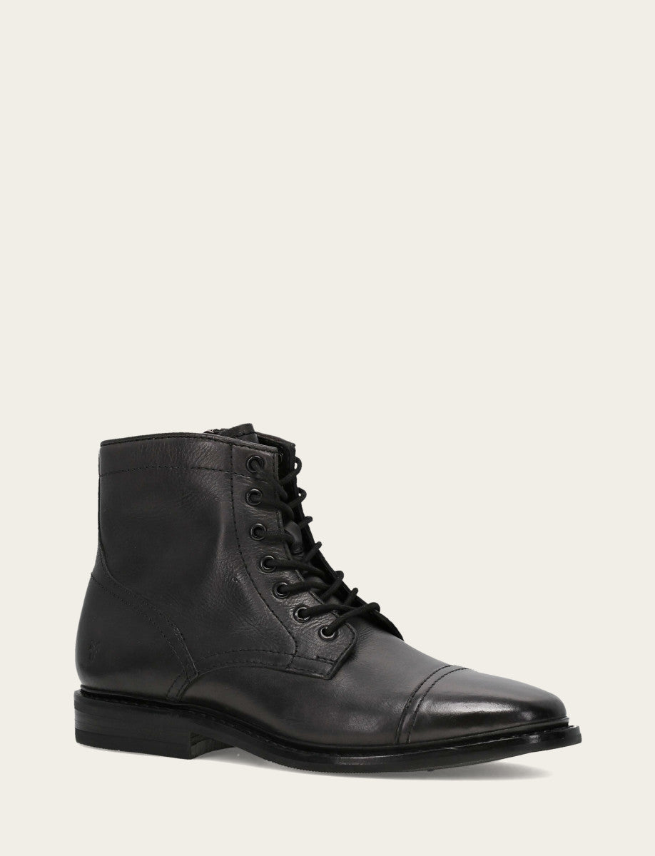 Frye Hot Sale - Men's Black Paul Mid Lace Boot