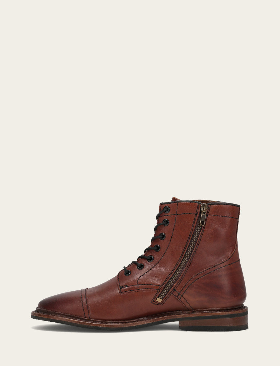 Frye New - Men's Brown Paul Mid Lace Boot