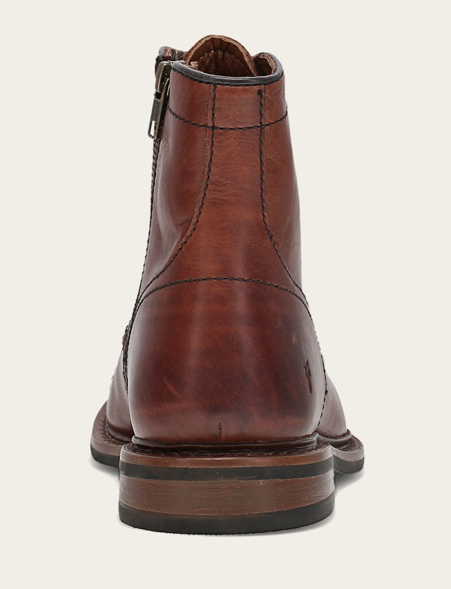 Frye New - Men's Brown Paul Mid Lace Boot