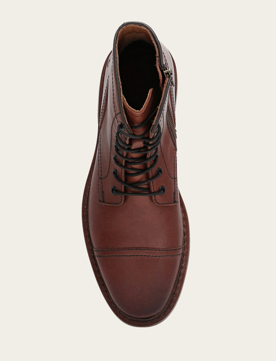Frye New - Men's Brown Paul Mid Lace Boot