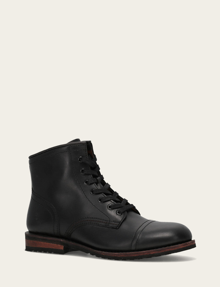 Frye Great Value - Men's Black Landon Midlace Boot