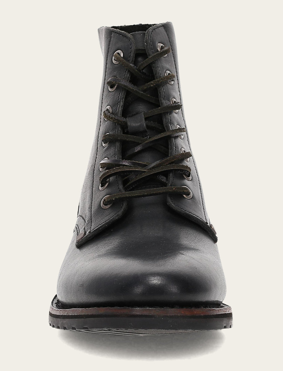 Frye Recommended - Men's Black Barrett Lace Up Boots