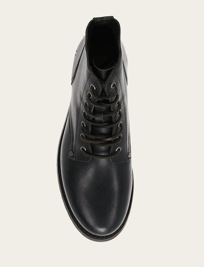 Frye Recommended - Men's Black Barrett Lace Up Boots