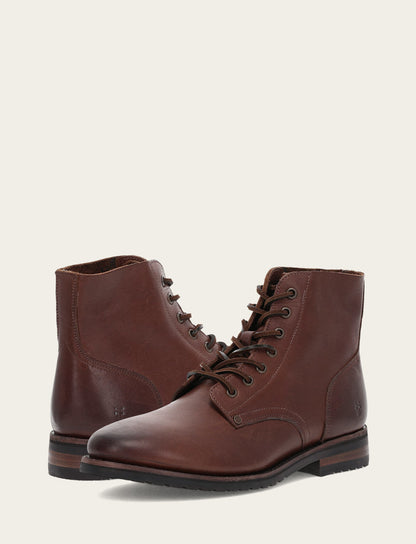 Frye Latest - Men's Cognac Barrett Lace Up Boots