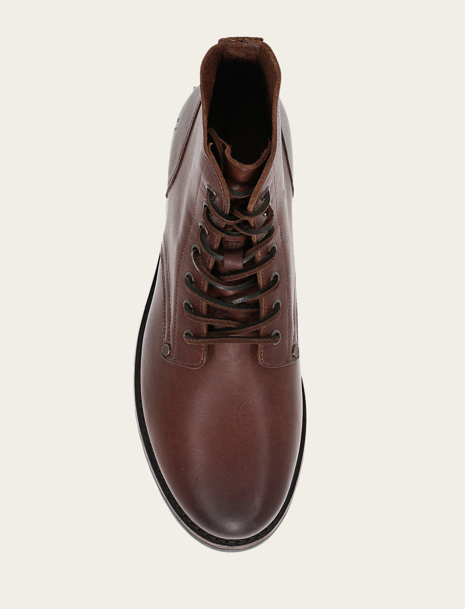 Frye Latest - Men's Cognac Barrett Lace Up Boots