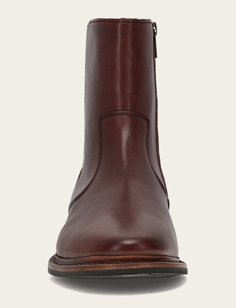 Frye Essential - Men's Brown Paul Inside Zip Boot