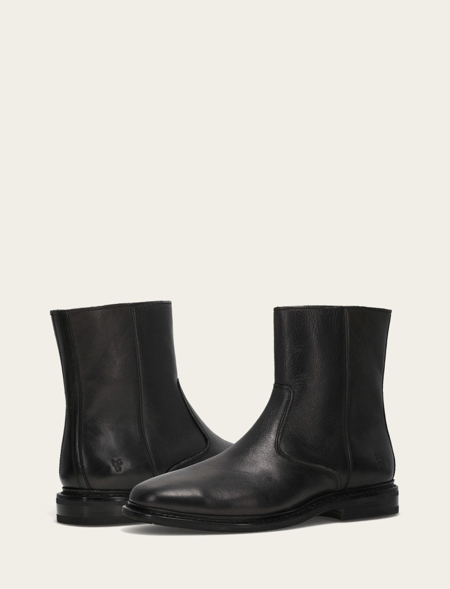 Frye Trending - Men's Black Paul Inside Zip Boot