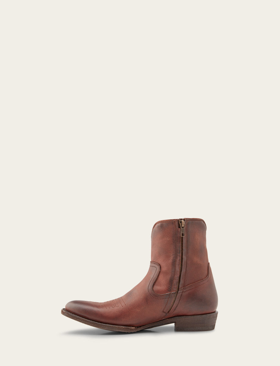 Frye Special Offer - Men's Cognac Austin Inside Zip Boots