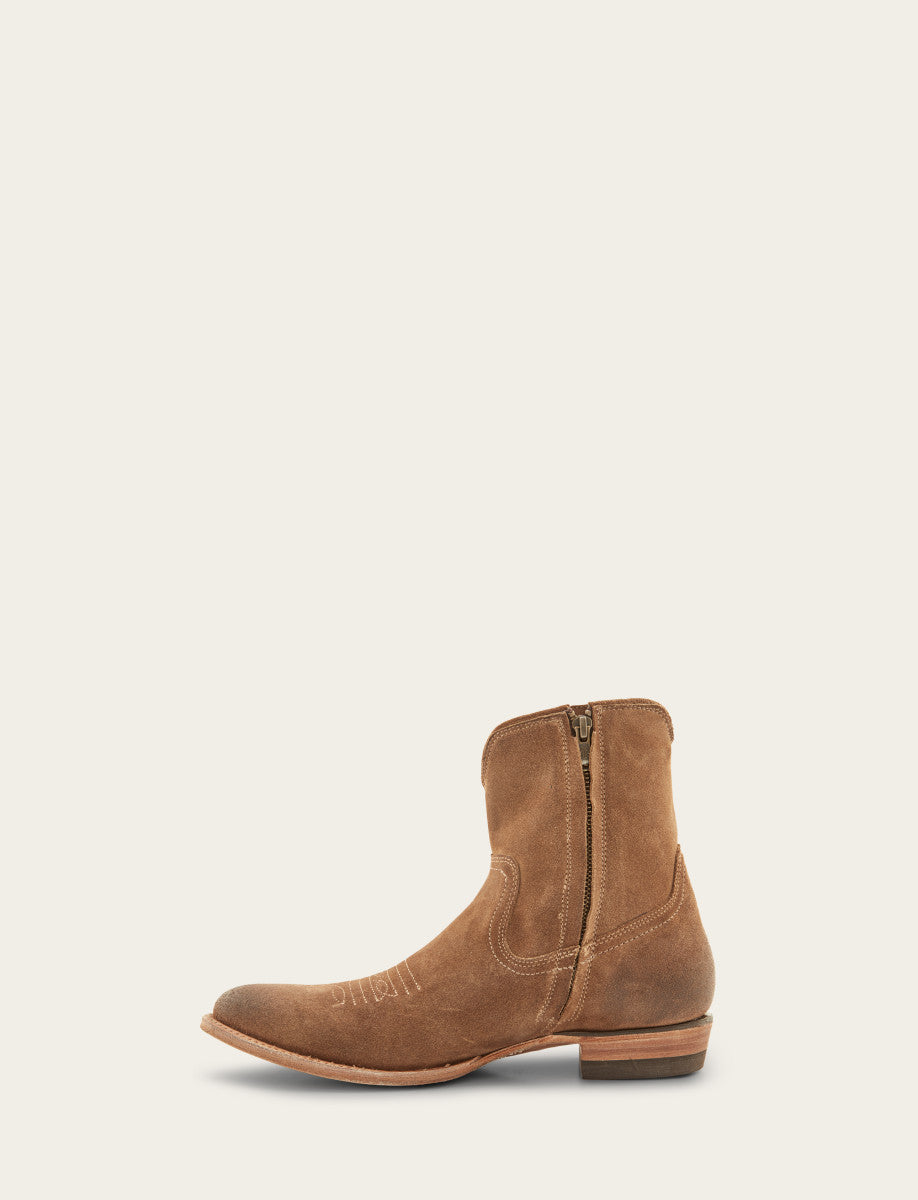 Frye Exclusive - Men's Dark Ash Austin Inside Zip Boots