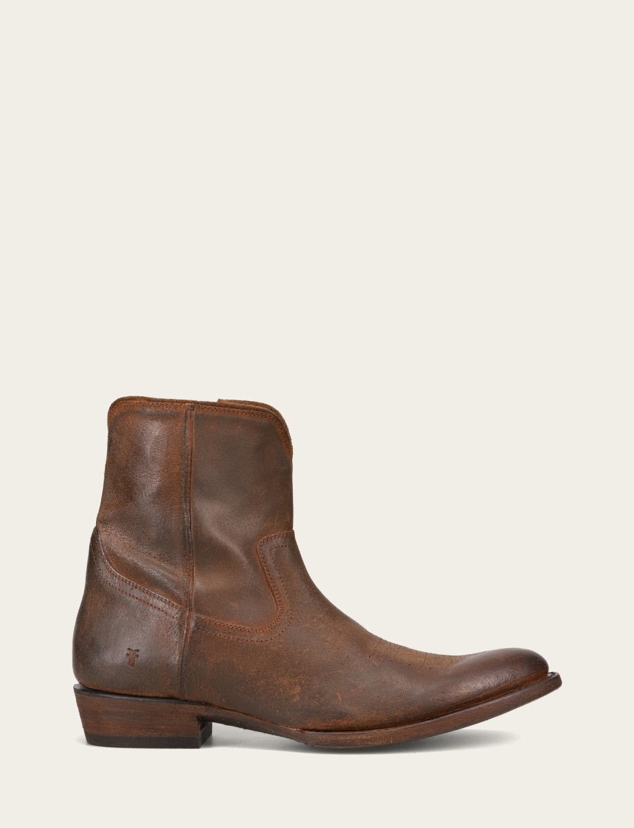 Frye Hot Sale - Men's Brown Austin Inside Zip Boots