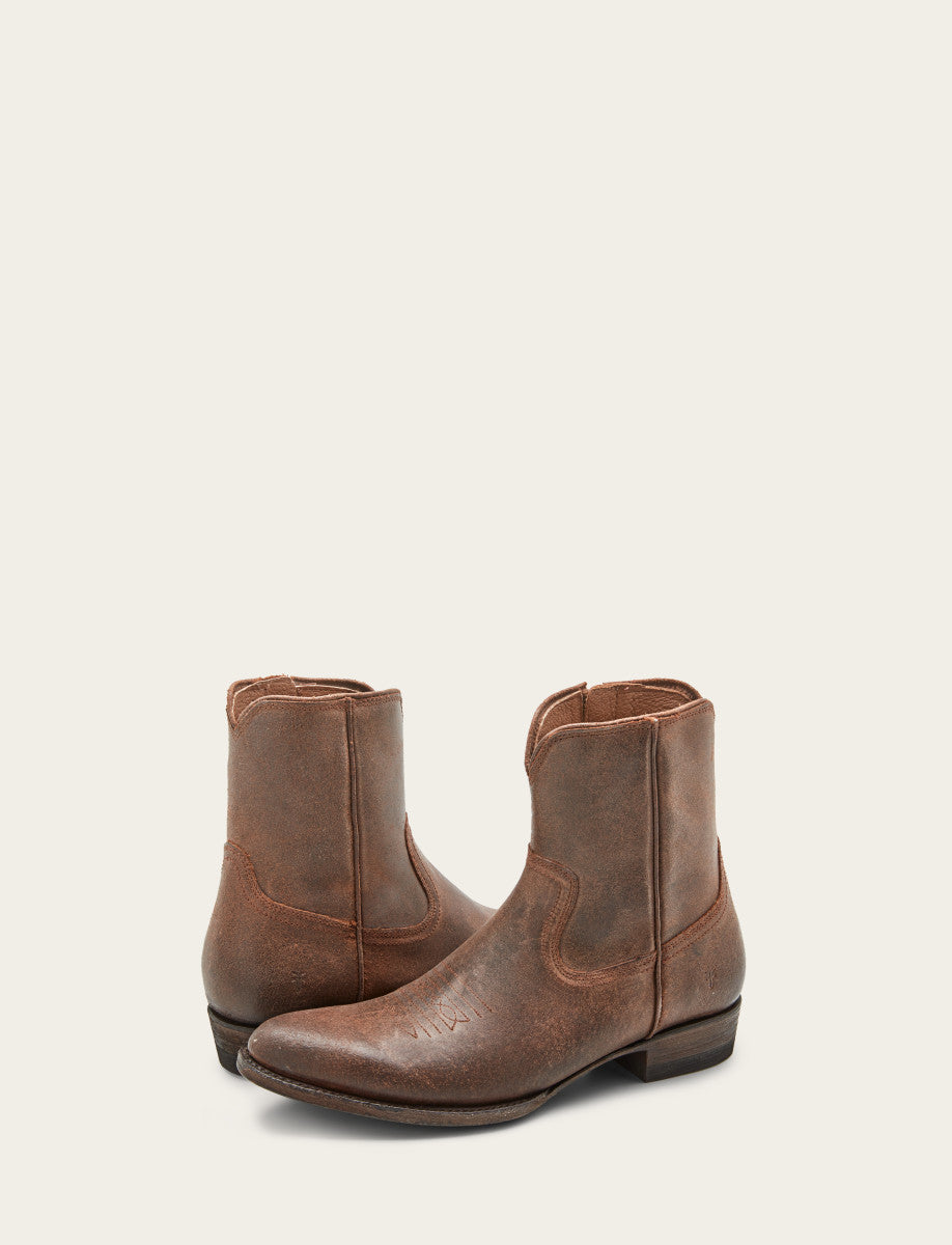 Frye Hot Sale - Men's Brown Austin Inside Zip Boots