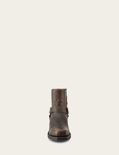 Frye Trusted - Men's Antiqued Black Conway Harness Moto Boots